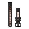 Garmin Quickfit 22 mm Laikrodžio apyrankė, Juoda/liepsnos raudona