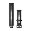 Garmin Forerunner 965 Laikrodžių dirželiai, Juodas / pilkšvas, 22 mm