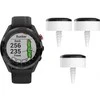 Išmanusis laikrodis Garmin Approach® S62, juodos spalvos + 3 Approach® CT10 golfo lazdos sekimo jutikliai