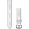 Garmin Quick Release laikrodžio apyrankė, silikoninė, 20 mm, Pilka/baltas akmuo