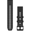 Garmin QuickFit 22mm Silikoninės laikrodžių apyrankės, Juoda/Pilka