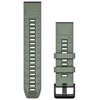 Garmin QuickFit 22mm Silikoninės laikrodžių apyrankės, tamsiai žalia/grafitas