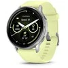 Išmanusis laikrodis Garmin Venu® 4 - 45 mm | spalva: sidabro spalvos su citrinų spalvos silikonine apyranke (010-03014-02)