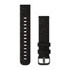 Išmaniojo laikrodžio Garmin greitai atsegamas nailoninis dirželis, Juodos spalvos, 20mm