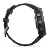 Išmanusis laikrodis Garmin fēnix® 9 – 47mm, Tamsiai pilkas, DLC titanas, su juodu silikoniniu dirželiu | 010-04762-11
