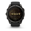 Išmanusis laikrodis Garmin fēnix® 9 – 51mm, Tamsiai pilkas, DLC titanas, su juodu silikoniniu dirželiu | 010-04763-11