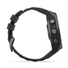 Išmanusis laikrodis Garmin fēnix® 9 – 51mm, Tamsiai pilkas, DLC titanas, su juodu silikoniniu dirželiu | 010-04763-11