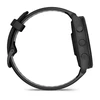 Išmanusis laikrodis Garmin Forerunner 265, Juodas apvadas ir korpusas su juodos ir pilkšvos spalvos silikoniniu dirželiu