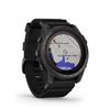 Išmanusis laikrodis Garmin Tactix 7 Pro Ballistics Edition. Saulės energija maitinamas taktinis GPS laikrodis su taikomąja balistine programa ir nailoniniu dirželiu