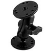 RAM MOUNTS B-KOKO LYHYT KIINNITYSVARSI + 2X B-KOKO 1.0" KUULA PYÖREÄ 2.5" ALUSTA