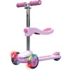 Paspirtukas Razor Rollie 2 in 1, Rožinis
