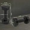 Viniliniai hanteliai TUNTURI 2x 0,5-5kg (Svoris: 2 x 5kg)