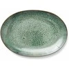 BITZ ovalus indas 36 x 25 cm, juodas/žalias