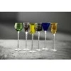 Crystal Julia Lyngby Glas šoto taurės London, 18 cm 6 vnt. įvairių spalvų
