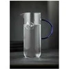 Lumarko Lyngby Glas stiklinis ąsotis Torino 1,1l, skaidrus/mėlynas