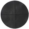 Muubs Apvalus padėkliukas Camou, buivolo oda, Ø36 cm, juodas