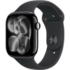 Išmanusis laikrodis Apple Series 11 (2025) GPS 46mm Jet Juodas Aliuminio Case with Juodas Sport Band M/L – Juodas