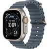Išmanusis laikrodis Apple Watch Ultra 3 (2025) 5G 49mm Natural Titanium Case with Ocean Band – Anchor Mėlyna