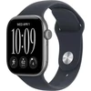 Išmanusis laikrodis Apple Watch seria 12 gps, koperta 42 mm su aliuminio pilkos spalvos dirželis sportowy w kolorze granatu - dydis s/m