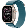 Išmanusis laikrodis Apple Watch Ultra 3 (2025) 5G 49mm Natural Titanium Case with Alpine Loop M – Light Mėlyna
