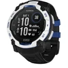 Išmanusis laikrodis Garmin Instinct 3 – 50 mm, Solar, Baltojo akmens spalvos su juodu / mėlynu dirželiu