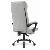 Hells Chair Biuro kėdė su kojų atrama ir spyruokline sėdyne, audinys, pilka