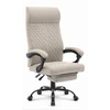 Hells Chair Biuro kėdė su kojų atrama ir spyruokline sėdyne, audinys, smėlio