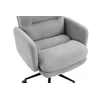 Hells Chair Biuro kėdė su minkštu tekstūriniu apmušalu ir TILT, iki 120 kg, pilka