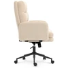 Hells Chair Biuro kėdė su minkštu tekstūriniu apmušalu ir TILT, iki 120 kg, kreminė