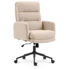 Hells Chair Biuro kėdė su minkštu tekstūriniu apmušalu ir TILT, iki 120 kg, kreminė