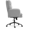 Hells Chair Biuro kėdė su minkštu tekstūriniu apmušalu ir TILT, iki 120 kg, pilka