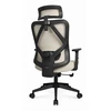 Hells Chair Biuro kėdė su spyruokline sėdyne ir 3D juosmens atrama, audinio apmušalas, smėlio