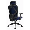 Hells Chair Biuro kėdė su spyruokline sėdyne ir 3D juosmens atrama, audinio apmušalas, tamsiai mėlyna