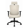 Hells Chair Biuro kėdė su spyruokline sėdyne ir 3D juosmens atrama, audinio apmušalas, smėlio