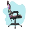 Hells Chair Vaikiška žaidimų kėdė su grafičiais, 125–160 cm ūgiui, įvairiaspalvė