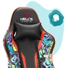 Hells Chair Vaikiška žaidimų kėdė su grafičiais, 125–160 cm ūgiui, įvairiaspalvė