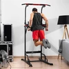 Hop Sport Daugiafunkcė jėgos treniruočių stotis su prisitraukimų skersiniu, lygiagretėmis ir 2 espanderiais, iki 150 kg