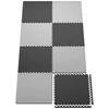 Hop Sport Dėlionės tipo sutveriamas sportinis kilimėlis, 8 dalių, 240x120 cm, juodas / pilkas