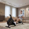 Hop Sport Magnetinis irklavimo treniruoklis su 16 pasipriešinimo lygių ir Bluetooth, iki 120 kg, juodas / auksinis