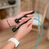 Hop Sport Plastikinė šokdynė namų ir funkcinėms treniruotėms, 275 cm, mėlyna
