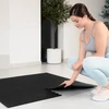 Hop Sport Sportinis dėlionės kilimėlis treniruotėms ir grindų apsaugai, 120x120 cm, 4 dalių, juodas
