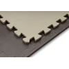Hop Sport Sportinis dėlionės kilimėlis treniruotėms ir grindų apsaugai, 120x120 cm, 4 dalių, rudas / smėlio