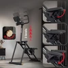 Hop Sport Sulankstomas laiptų steperis su reguliuojamomis rankenomis ir pulso jutikliais, iki 120 kg, juodas