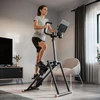 Hop Sport Sulankstomas laiptų steperis su reguliuojamomis rankenomis ir pulso jutikliais, iki 120 kg, juodas