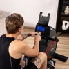Hop Sport Sulankstomas magnetinis irklavimo treniruoklis su 16 pasipriešinimo lygių ir Bluetooth, iki 150 kg, pilkas