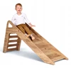 Kidshelper Vaikiška čiuožykla namams, nuo 12 mėn., 100 cm čiuožiamoji dalis, iki 50 kg, ąžuolo ruda