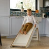Kidshelper Vaikiška čiuožykla namams, nuo 12 mėn., 100 cm čiuožiamoji dalis, iki 50 kg, balta