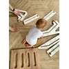 Kidshelper Vaikiška čiuožykla namams, nuo 12 mėn., 100 cm čiuožiamoji dalis, iki 50 kg, balta