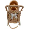MarioToys Lėlių vežimėlio rinkinys 3in1, su nešyne, krepšiu ir patalyne, reguliuojama 32–64 cm rankena