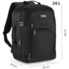 Zagatto Kelioninė kuprinė 40x30x20 cm, rankiniam bagažui Ryanair ir Wizz Air, juoda